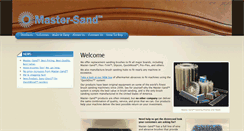 Desktop Screenshot of master-sand.com